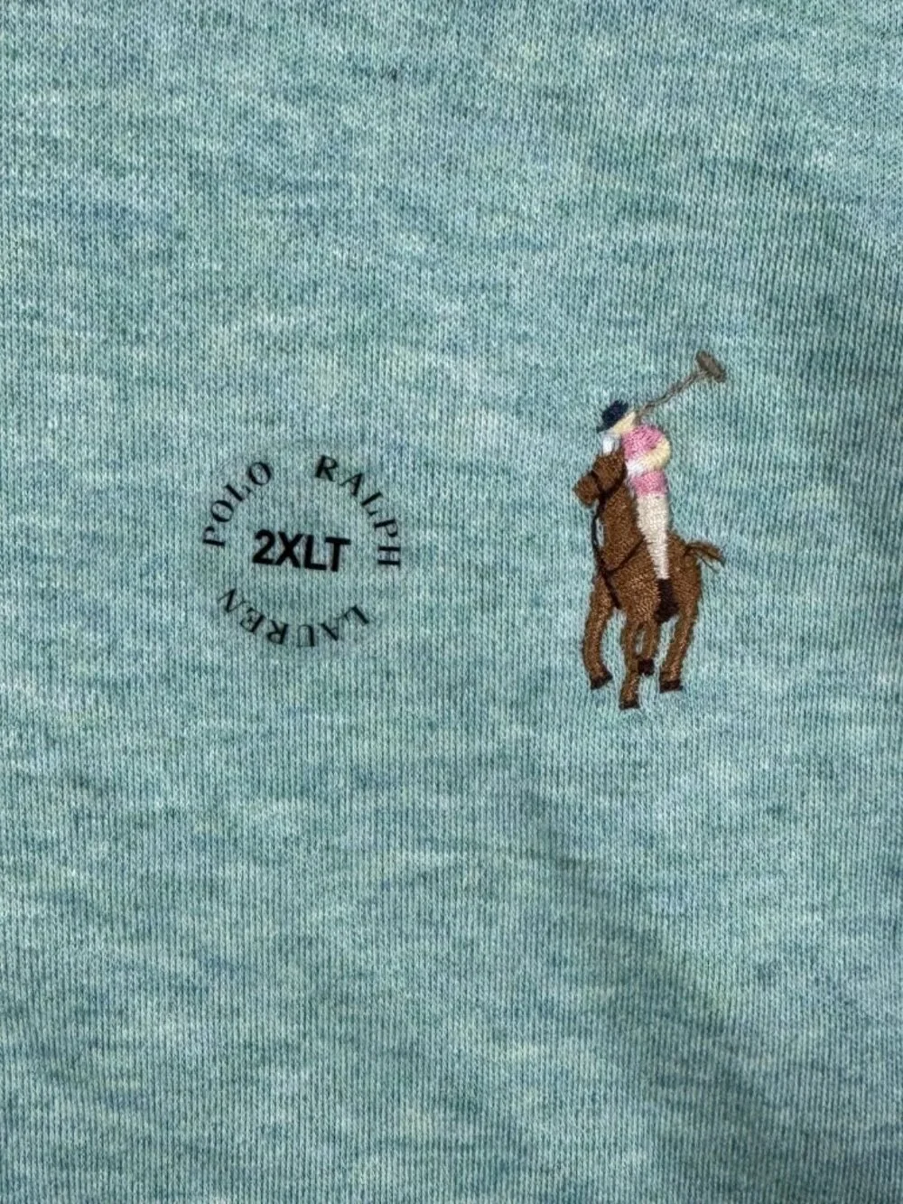 Polo Ralph Lauren Shirt Mens 2XLT 2XL Tall Green Heather Short Sleeve $125